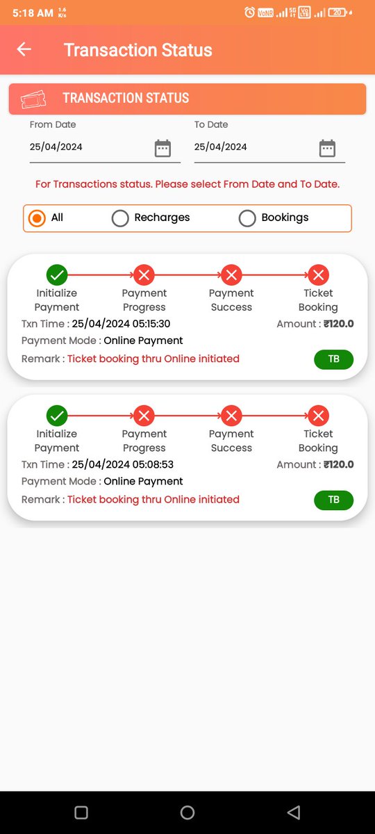 RitamSarma13's tweet photo. I have  booked ticket in UTS. I have paid the money but in the apps there is showing no ticket booking. @IRCTCofficial @DRM_RNY @RailMinIndia @RailwaySeva plz help me https://t.co/vJDmrc8LYj