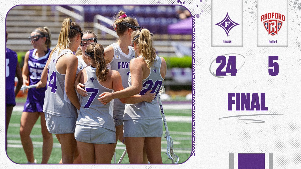 Furman ends the regular season with eight different players scoring in a 24-5 victory over Radford! #GoDins