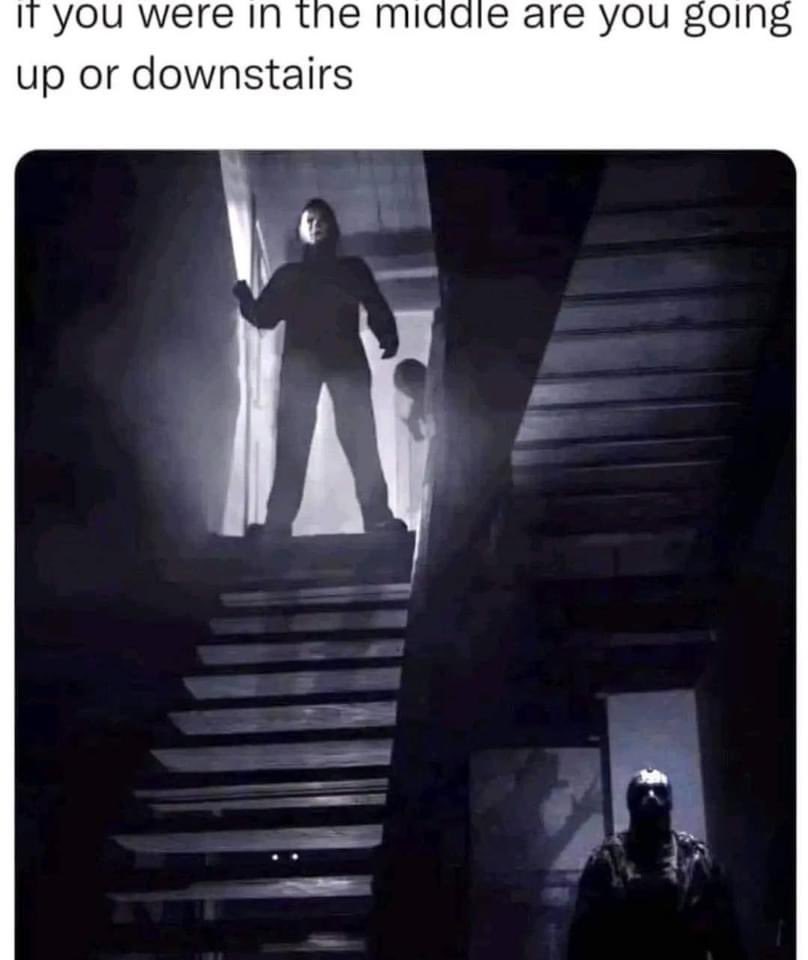 Are you going up or down? #Horror