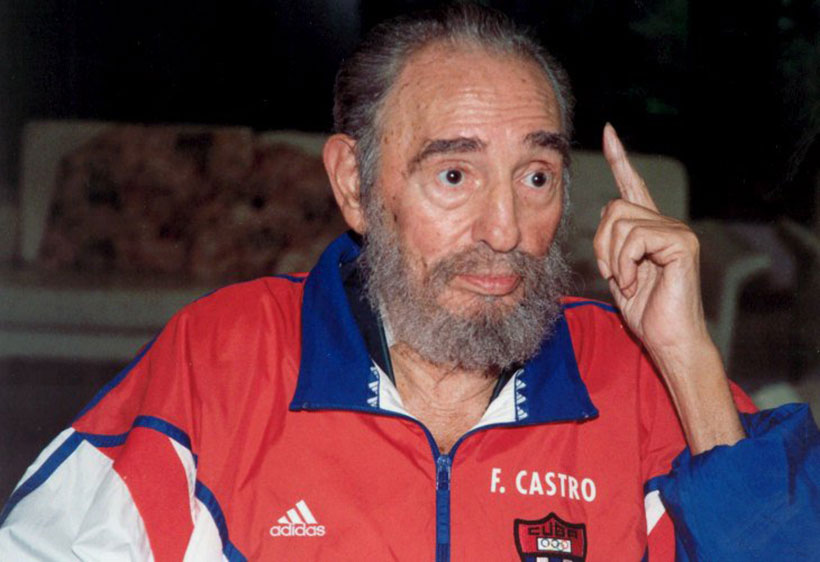 Así la ropa deportiva de Fidel Castro.