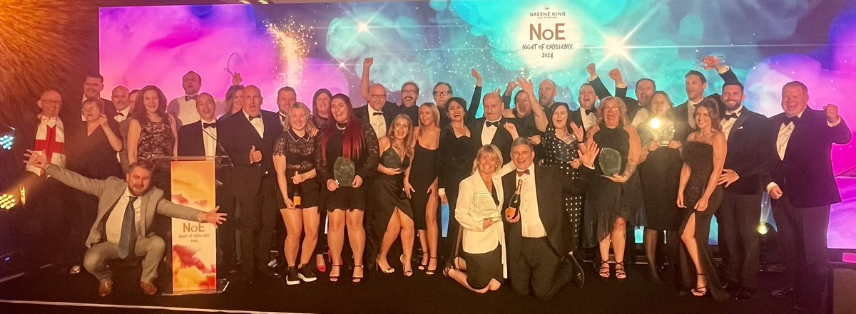 Wonderful night celebrating @greeneking partners Night of Excellence. Congratulations to all those shortlisted and of course the winners. Thank you for continuing to raise the bar 🍻