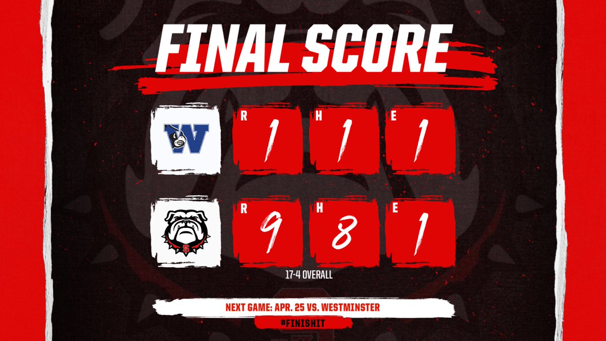 Final from game 2 at Washington today. We move to 8-0 overall in conference.