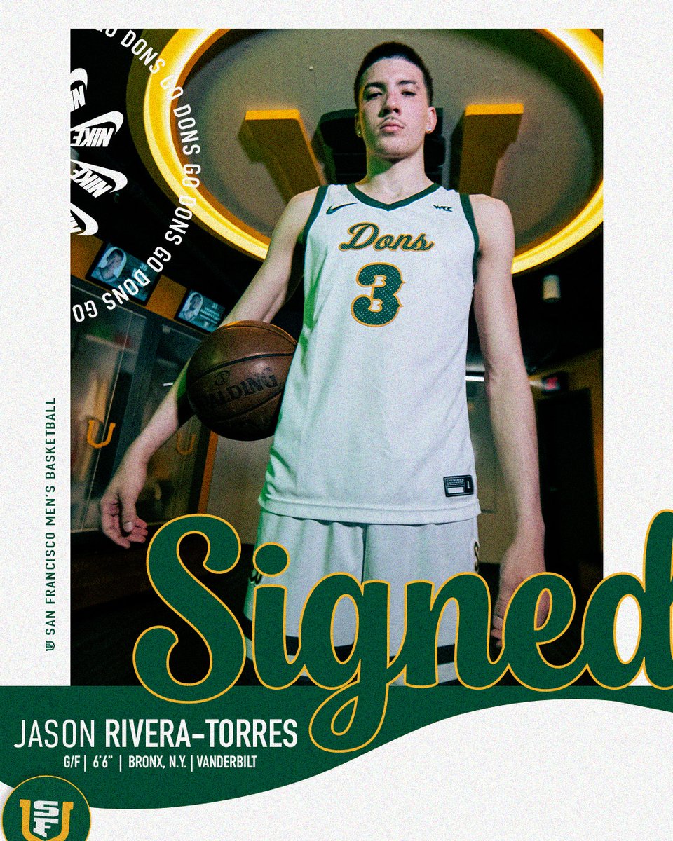 𝐎𝐟𝐟𝐢𝐜𝐢𝐚𝐥 ✍️ 

Welcome to the Hilltop, @jasonriv23 !  

📰Full Release: shorturl.at/cquy4 

#USFDons | #WCChoops