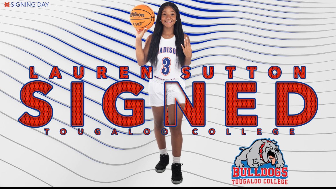 Magnolia Select Girls Basketball (@magnoliaselect) on Twitter photo Congratulations <a href="/LaurenSutton_12/">Lauren Sutton</a> on signing to Tougaloo College today! Proud of you Lo 🧡💙 #Family Congratulations <a href="/LaurenSutton_12/">Lauren Sutton</a> on signing to Tougaloo College today! Proud of you Lo 🧡💙 #Family