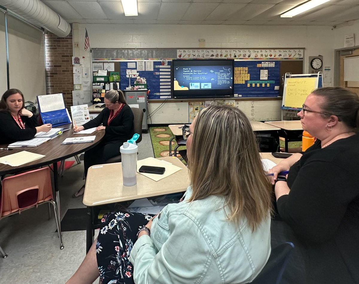 Huge shoutout to @Mrs_Reggio and @MsMarinosKCS for leading today’s Red Raider Teacher Academy PD! 🍎 Thank you for sharing your expertise and demonstrating how to implement the program with fidelity! #TeacherPD #EducationLeaders @KeyportSchools @KSD_Curriculum