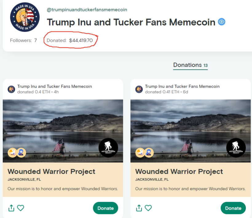 Trump Inu Memecoin tweet media