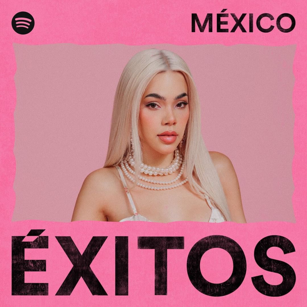 KeninisMx's tweet image. Kenia OS es portada de ‘Éxitos México’ en Spotify.