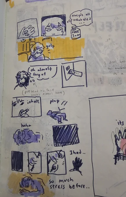 looking through old sketchbooks ooohh who was she 