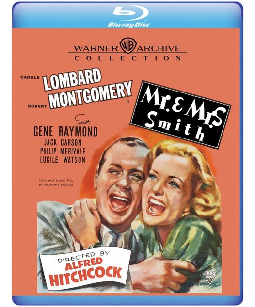 The only US Hitchcock film not to have had a blu ray release so far, Mr & Mrs Smith, is getting released by @WarnerArchive. I confess I don't like the film much, but it will be an essential disc for many collectors (myself included)