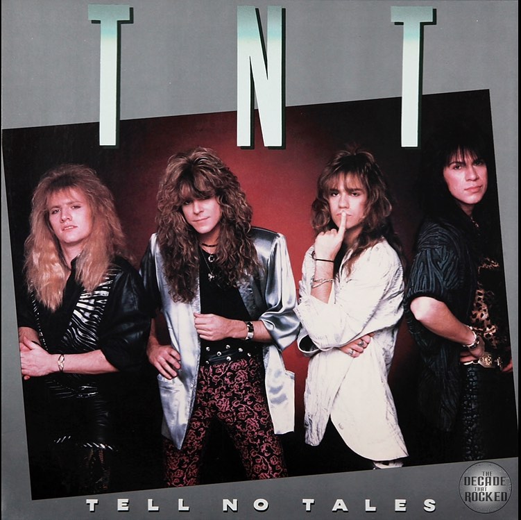 TNT released the album TELL NO TALES in April 1987. The record company hired me to shoot some press photos. They ended up using it as the cover. Get your copy of my book The Decade That Rocked. thedecadethatrocked.com/shop/ #tnt #TNTband @TNTNorway