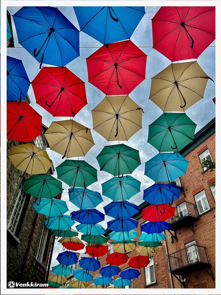 Photographers, show me your best Colourful shots, Re-Posting all 📸😍

Mine, 👇

#UmbrellaAlley #Quebec #QuebecCity #colorful #umbrellastreet #OldQuebecCity #publicartpiece #Rueduculdesac #canada #photography #venkkiclicks