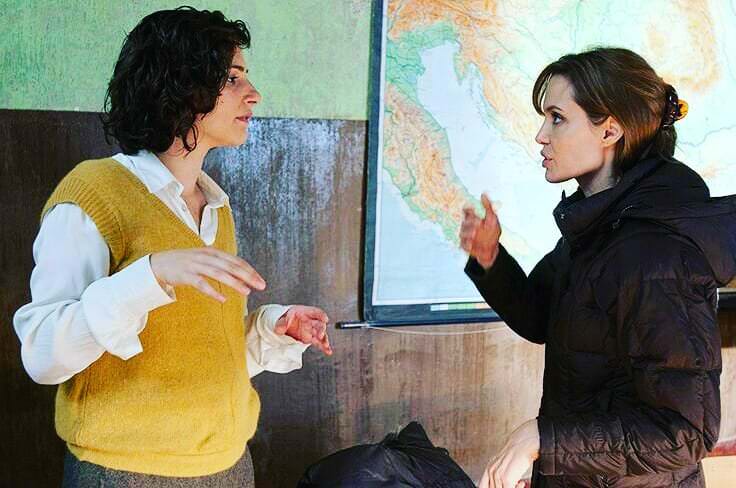 #AngelinaJolie #onset of In The Land Of Blood and Honey(2011)