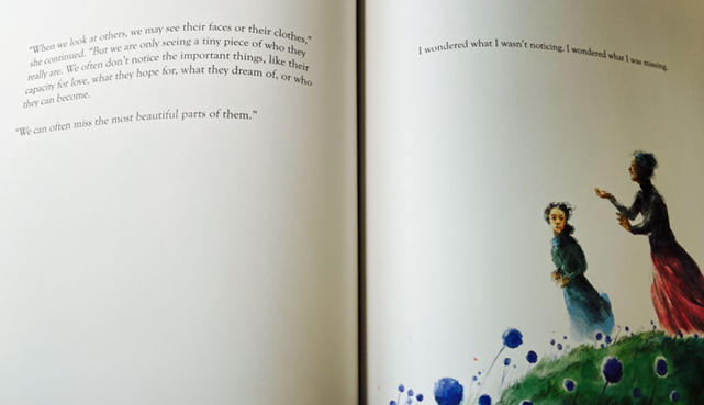 GiseleBelyea's tweet photo. @ShelfieTalk A3
Stop and notice! So much more to people than meets the eye. Stop and see beyond the surface, notice their capacity for kindness, dreams, and the people they can become. #ShelfieTalk https://t.co/NT0apm16v4
