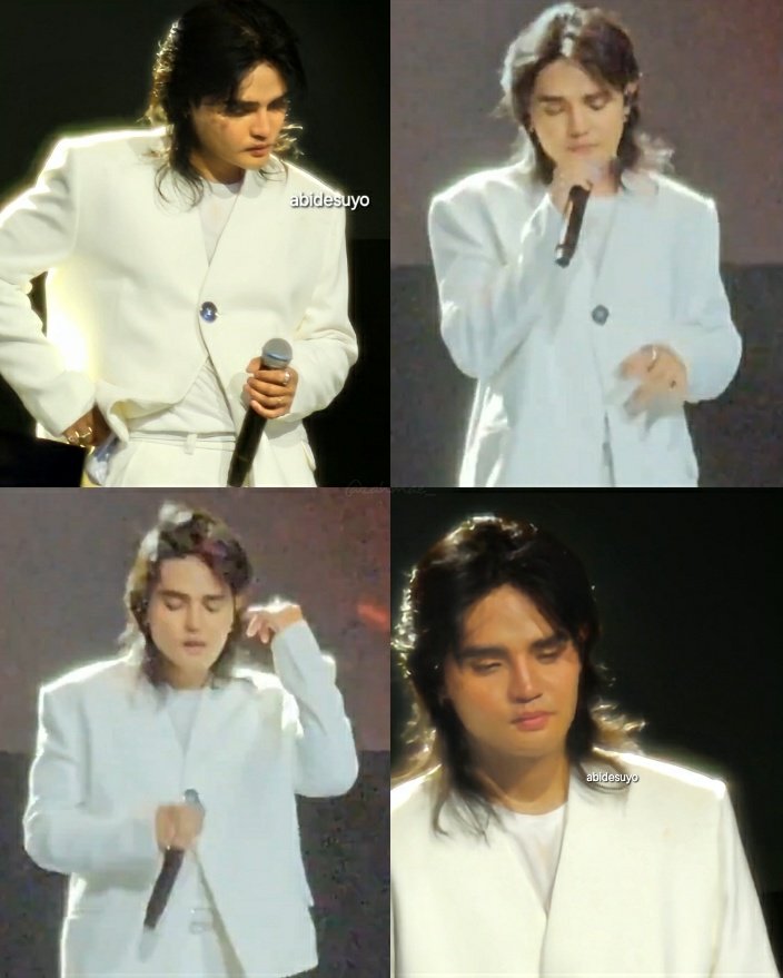 Pablo's whole look for Pagtatag! Dubai was indeed extremely stunning! Him in this white outfit & that hair, immaculately ethereal! ✨

📸 @abidesuyo 

DDAY SB19 DUBAI CONCERT
@SB19Official #SB19 
#PAGTATAGWorldTourDubai
#SB19_PABLO @imszmc