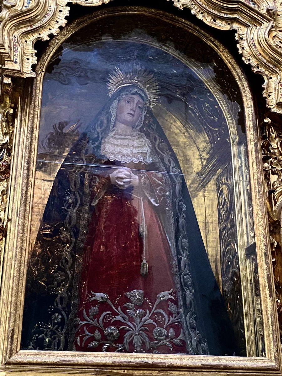 IX. Dolorosa. Convento de la Compañía de María.

Anónima, escuela genovesa. 1768.