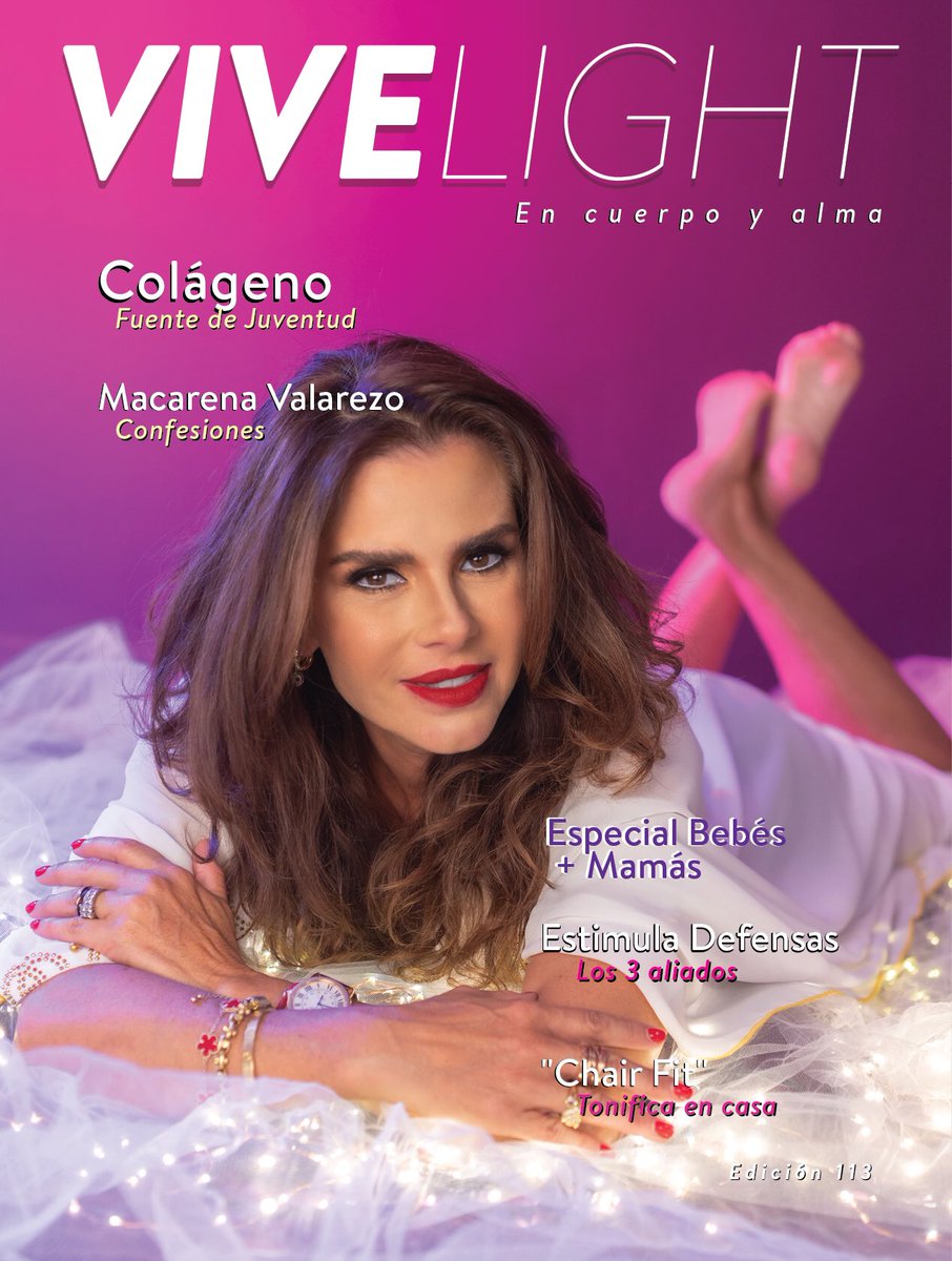 En esta flamante edición de Vivelight. Sé parte de un estilo de vida saludable y entérate cómo puedes verte bien y sentirte mejor todavía. En portada la bella Macarena Valarezo, sus confesiones y su vida.
Haz clic aquí para leer esta edición digital. 👇
￼issuu.com/vivelight/docs…