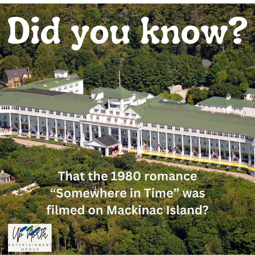 Starring Christopher Reeve and Jane Seymour the movie has the 2nd largest fan club in the world.
upnorthentertainment.com
#upnorth #upnorthfun #funupnorth #puremichigan #northernmichigan#didyouknow #michigantrivia #michiganfunfacts #northernmichigantrivia
