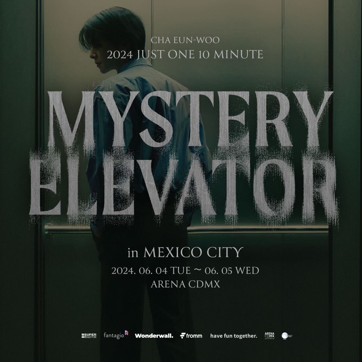 eunwoolatam's tweet photo. [🇲🇽] CHA EUN-WOO 2024 Just One 10 Minute [Mystery Elevator] IN MEXICO CITY tiene segunda fecha! 🔥

¿Cuándo?
🗓️ 04 de Junio 2024
📍 ARENA CDMX
⏰ 7PM

✔️ Venta de boletos
📅 27 de Abril 2024
🕦 12PM
🔗 https://t.co/zSQexm39f1

#CHAEUNWOO #차은우 #MysteryElevator https://t.co/tleSeRR3sB