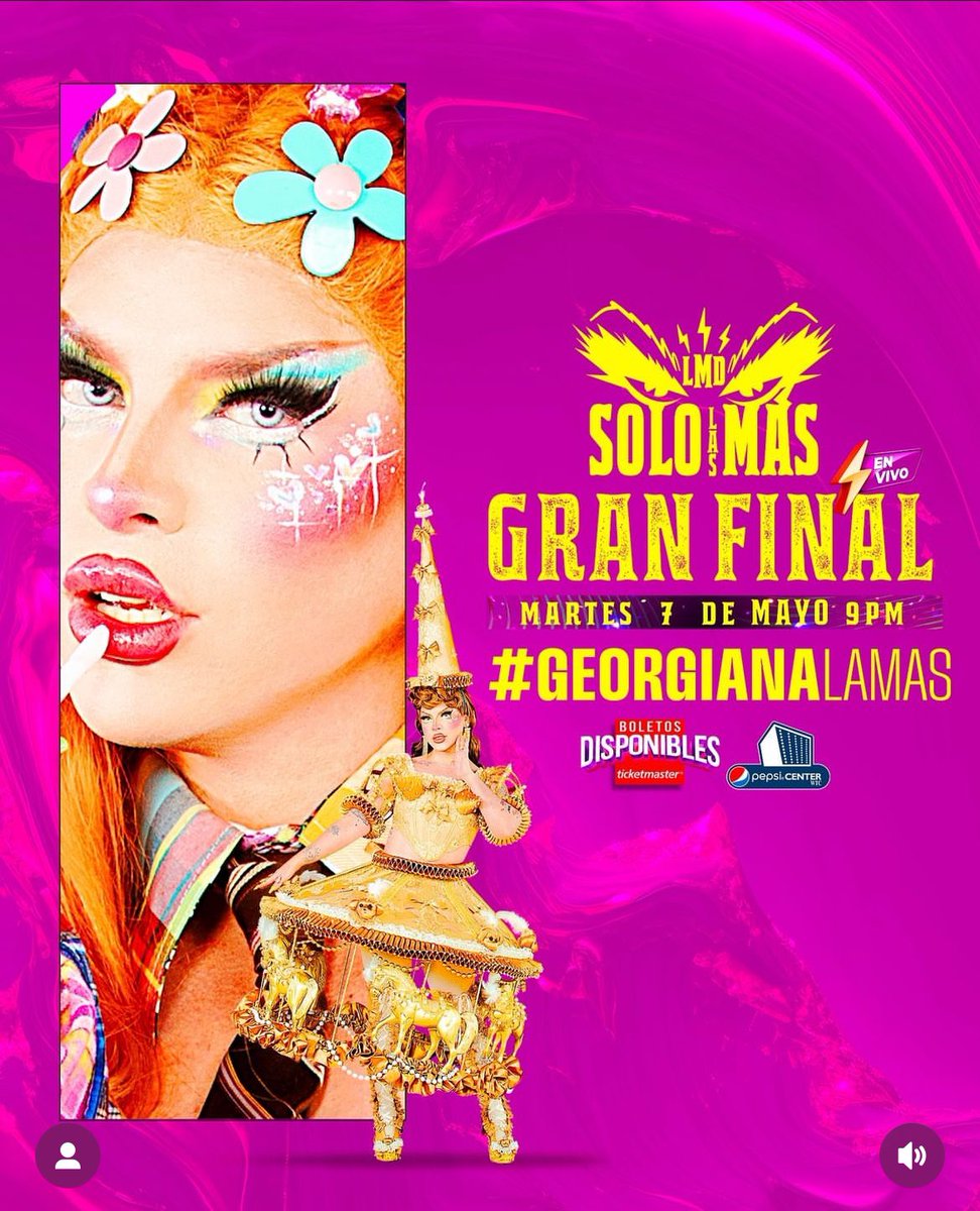 radiobichotas's tweet photo. ¡Bichotas! APOYA A @itsgeorgieboy CON #GeorgianaLaMas, A @madisonbasrey1 con #MadisonLaMas, A @sirenaes_gLm CON #SirenaLaMas Y A @cpherart CON #CpherLaMas
GRAN FINAL EN VIVO DESDE EL PEPSI CENTER
MARTES 7 DE MAYO 9pm.
•Boletos disponibles en este enlace: https://t.co/PmCVf7mKcd @Lamasdraga