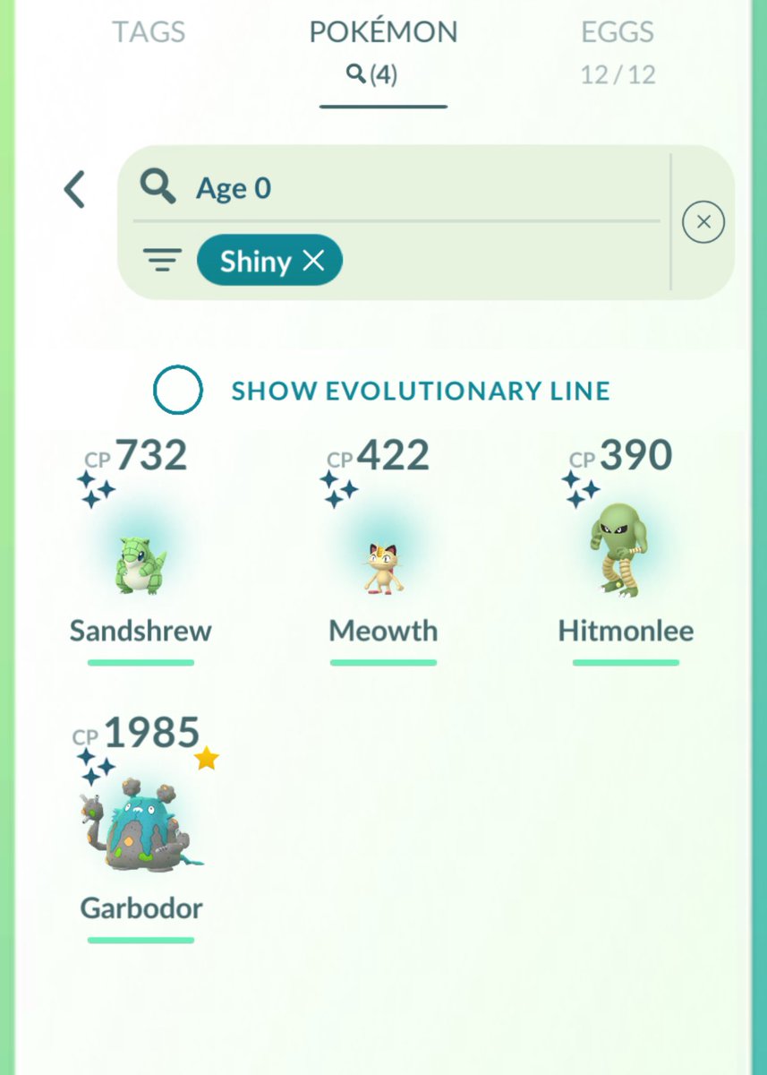 Today’s ✨haul🤗🤩 except Garbodor from yesterday #PokemonGO #PokemonGOApp #PokemonGOfriend  #ShinyPokemon