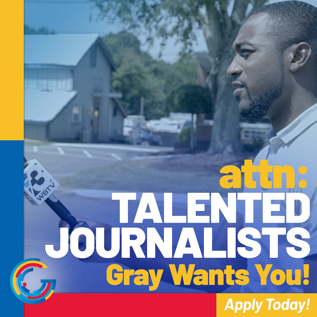 Gray TV has free healthcare options, a great PTO plan and an employee focused culture. We're hiring in 113 markets nationwide. Apply at gray.tv/careers #AMNewsers