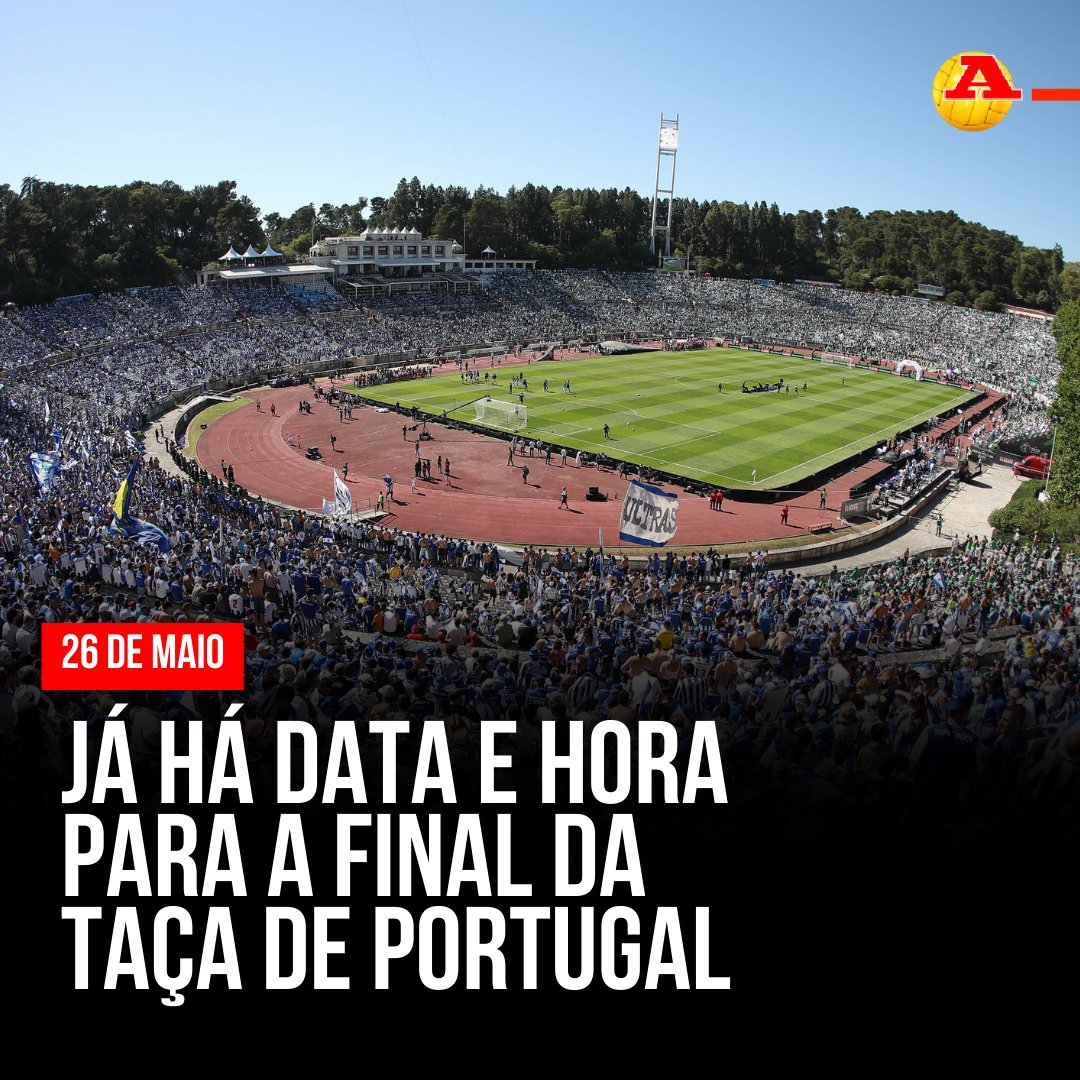 A final da Taça de Portugal, entre Sporting e FC Porto, vai realizar-se no dia 26 de maio, às 17:15, no Estádio Nacional, no Jamor, confirmou esta quarta-feira a Federação Portuguesa de Futebol. 🏟️
Quem daqui vai estar por lá ⁉️
#taçadeportugal #jamor