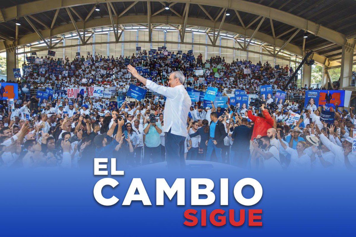 EribertoGarc's tweet photo. #VoyAlLiderAbinader el cambio sigue , se puso buena la cosa https://t.co/zgHlhoX89m
