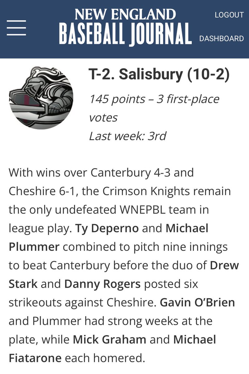 Salisbury Baseball tweet media