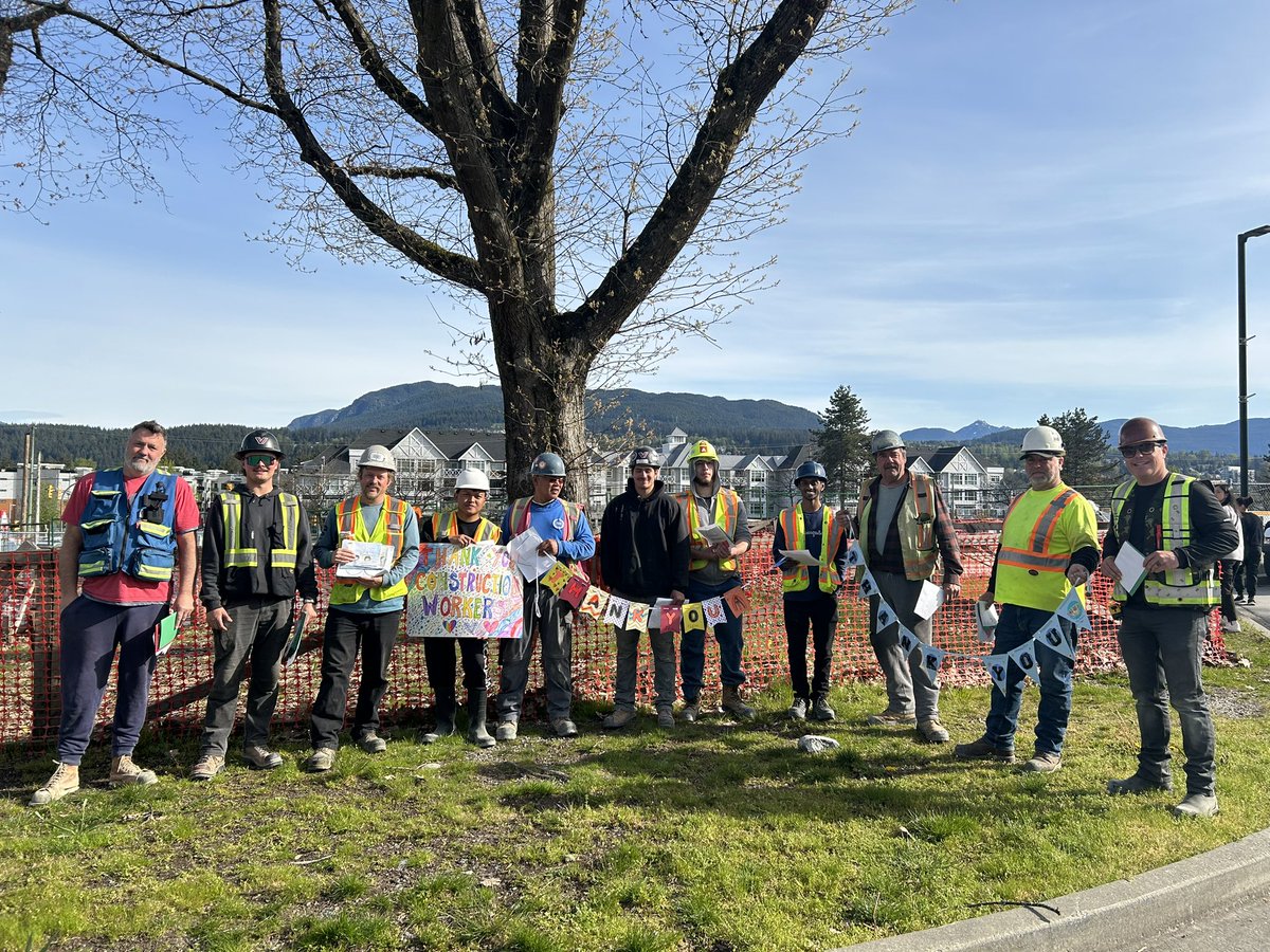 Sheila Rawnsley (@sheilarawnsley) on Twitter photo Our whole school walked to our new school site to thank the construction workers! So much gratitude! <a href="/sd43bc/">School District 43</a> Our whole school walked to our new school site to thank the construction workers! So much gratitude! <a href="/sd43bc/">School District 43</a>