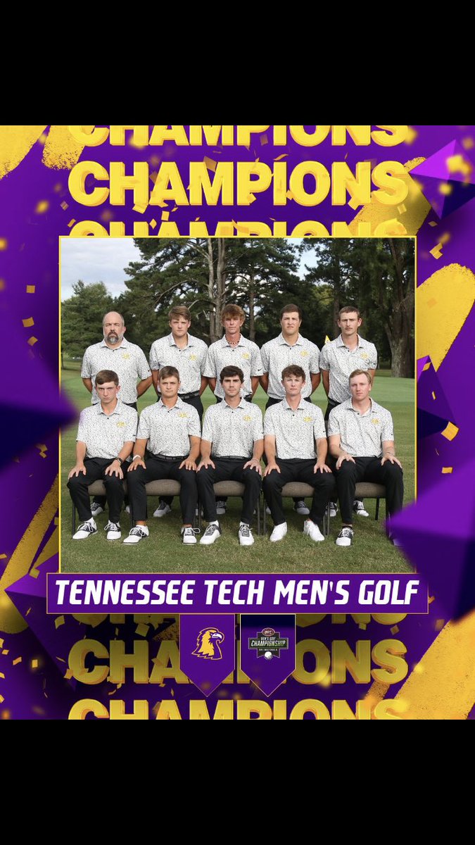 OVC champs!! Congrats Coach Brown &amp; team.