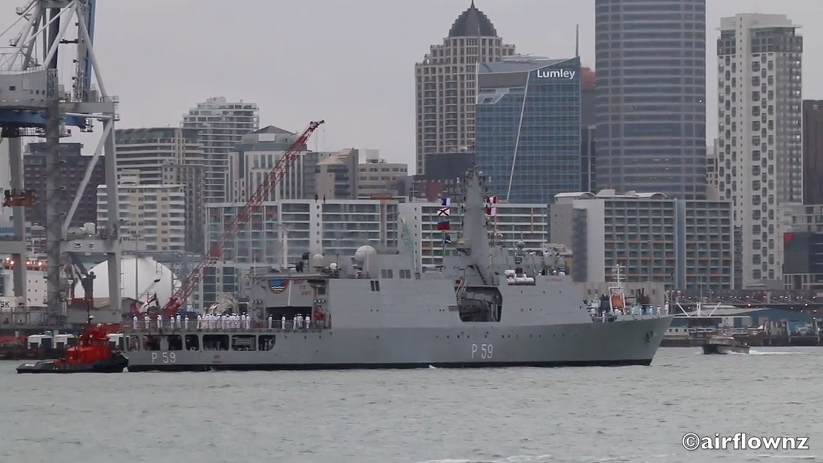 AUCKLAND NEW ZEALAND April 25, 2024. The Indian Navy Saryu - Class Patrol Vessel visited New Zealand on November 16, 2016 for the 75th Anniversary of the Royal New Zealand Navy. View YouTube Video: youtu.be/6lub7hlSjF4?si…