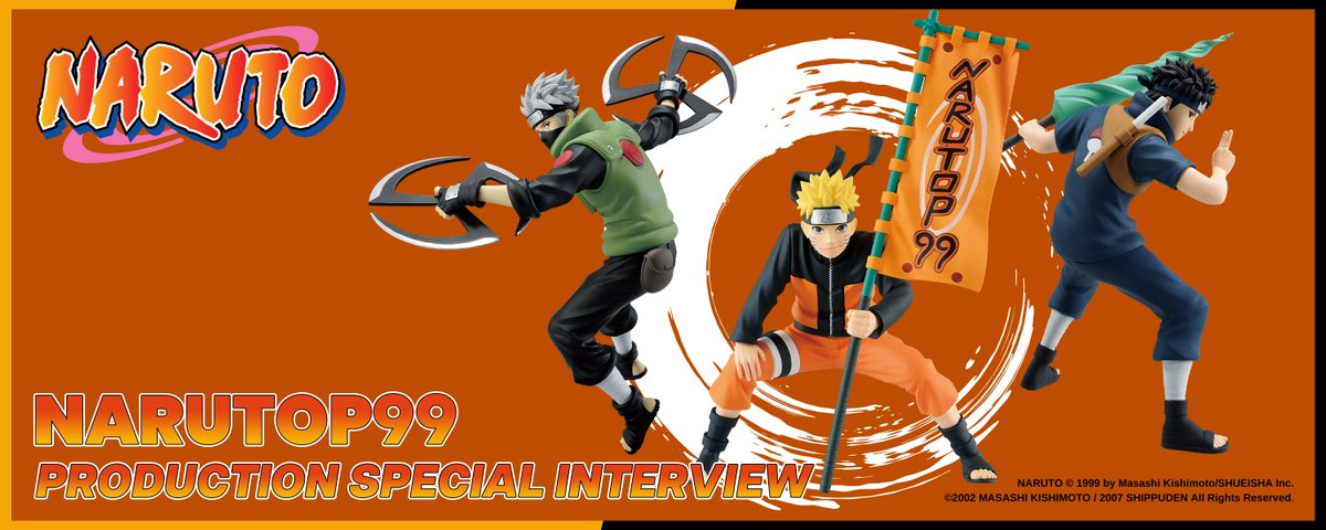 From the worldwide NARUTOP99 poll, BANPRESTO has been working to develop figures that match the energy of the new artwork accompanying this poll! Learn more about the process of how this NARUTOP99 figure was developed by checking out this interview! ow.ly/O10O50RltA7