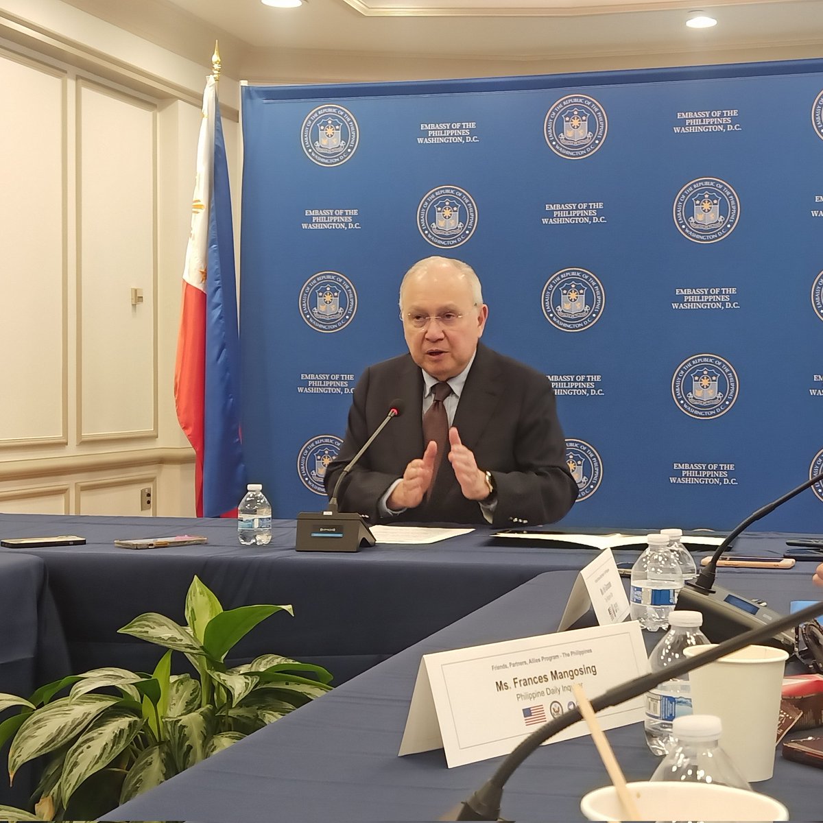 BREAKING: PH, US agree to work together to counter China's 'information manipulation' in West Philippine Sea, says PH Ambassador to US Jose Manuel Romualdez. Deal was struck during the conclusion of 2-day Bilateral Security Dialogue here in Washington D.C. @manilabulletin