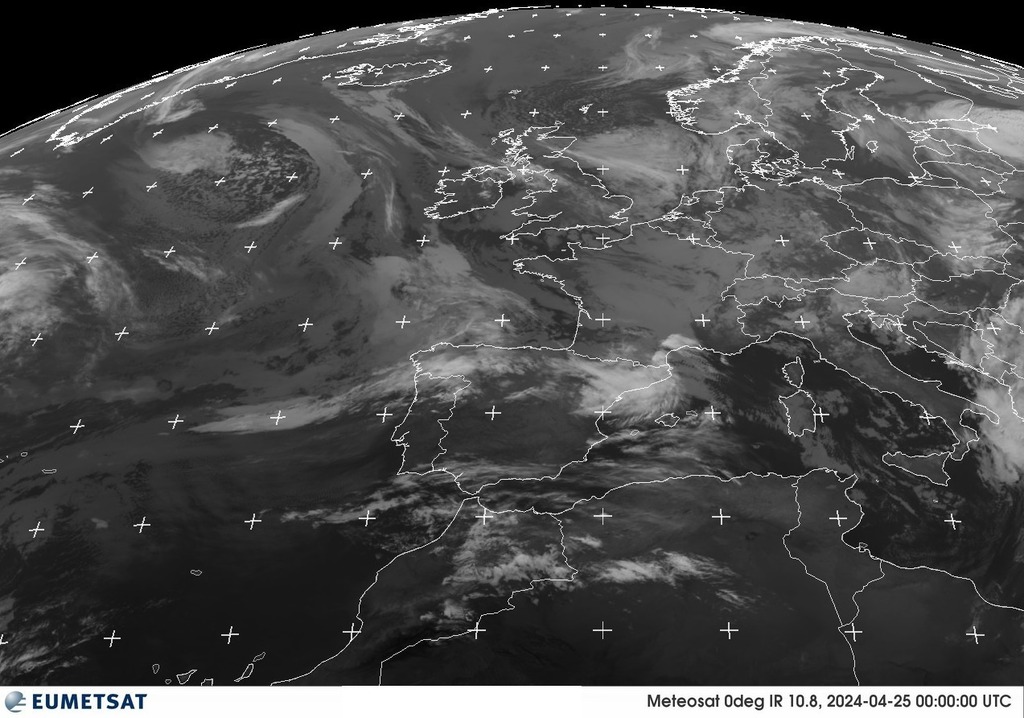 Imatge satèl.lit METEOSAT via @eumetsat #ElTemps #meteo #weather