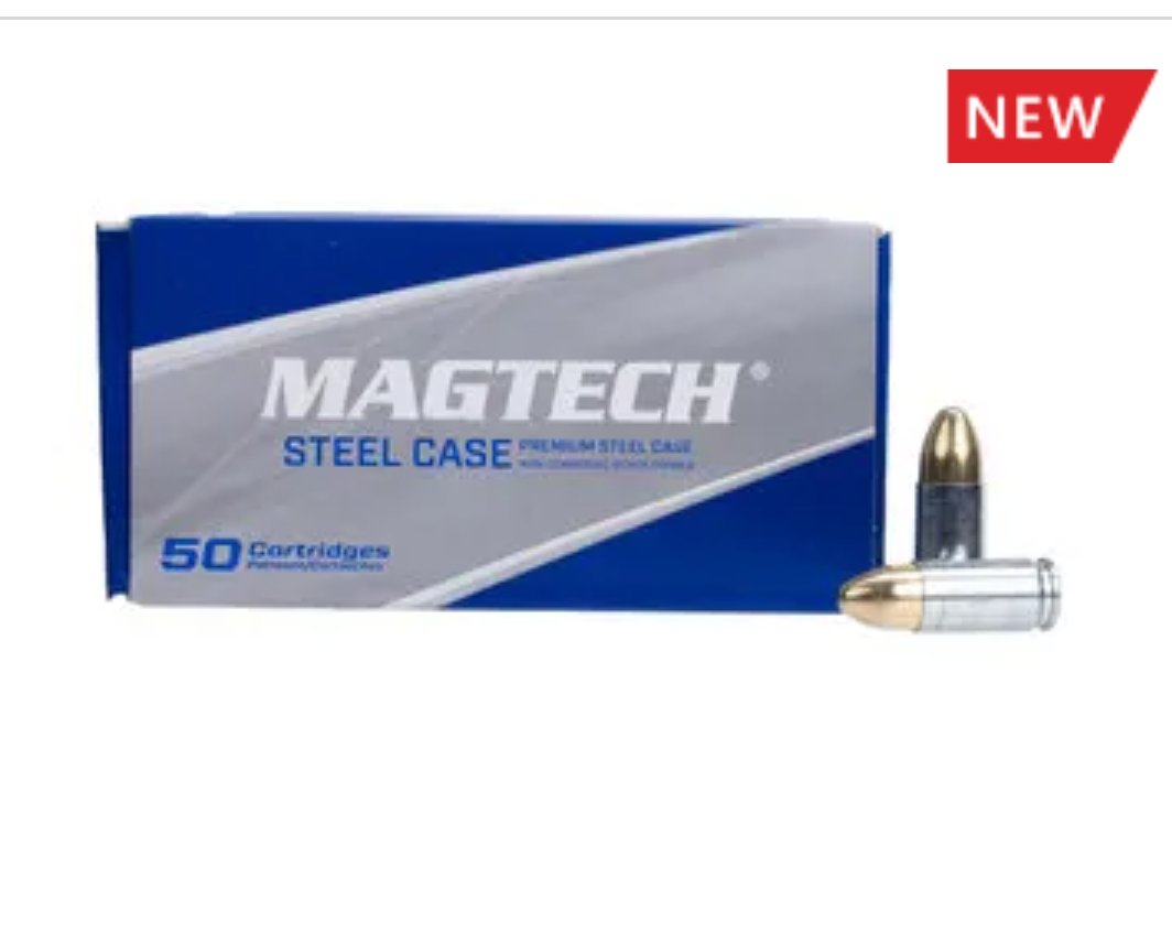 Magtech 9mm 115gr FMJ Steel Case Ammo - Box of 50 $9.99 Americanammoandfirearms.com

#guns #ammo #ammunition #handgun #handguns #2A #firearms #glock #smithandwesson #ruger #sigsauer #tactical #rifle #pistol #ar15 #ak47 #shotgun #shotguns #deals #deal #ccw