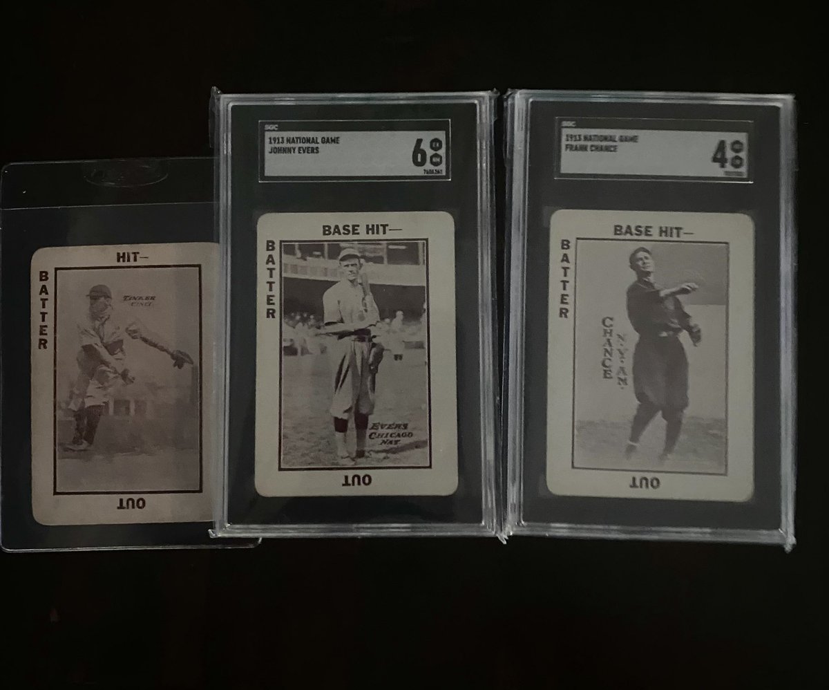 Baseball’s Sad Lexicon
Tinker to Evers to Chance

Thanks <a href="/BallParkFW/">BallparkMemories</a> 
Highly recommended great seller if you’re in to Vintage Cards. Must follow on X and YouTube!
#baseballcards #VintageCards #tradingcards #mlb