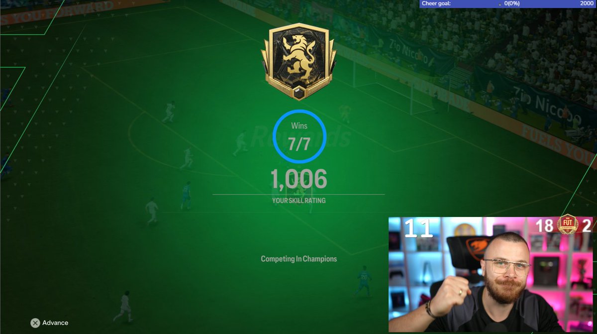 what an incredible way to finish the season! 7/7 secured and also 1000+ Skill Rating 🫶🔥#fc24 Join me now: twitch.tv/krasififa_