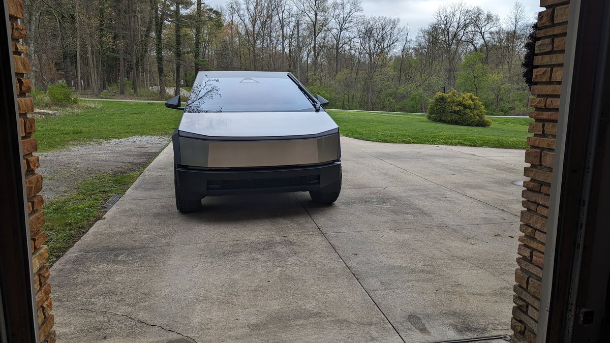NickDurse's tweet photo. Cybertruck delivery today in Cleveland OH, THANK YOU @elonmusk @wmorrill3 & Tesla team for an amazing vehicle! I cannot believe the reactions to people on the road, truly a head turner. It's great to be the first one in Youngstown OH and be able to expose so many new people to the world of Tesla!