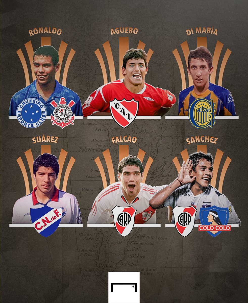 ¡Cracks que quizás no recuerdes jugaron en la Libertadores! 😮 ¿Recuerdas alguno de sus juegos? 🌎