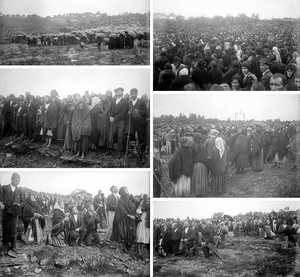 🌹 Photos of the witnesses of the Miracle of the Sun, the Sixth Apparition of Our Lady, in Fatima, Portugal, which began in May 1917. 1/2