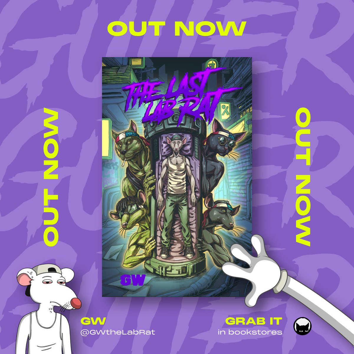The Last Lab Rat by @GWtheLabRat The first @GutterCatGang novel is here! - Buy the Book - Spread the Word - Support the Gang. Available now in all major bookstores.