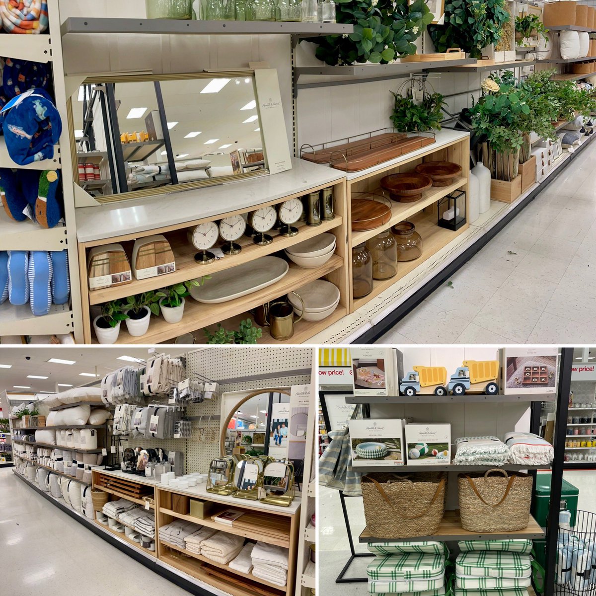MaySandlin11's tweet image. After having 2 days off, came back and got this monkey off my back🤗✨ Feeling like summertime with this new transition☀️ Love this bolder color palette🎨 #target #visualmerchandiser #hearthandhandwithmagnolia #summertime