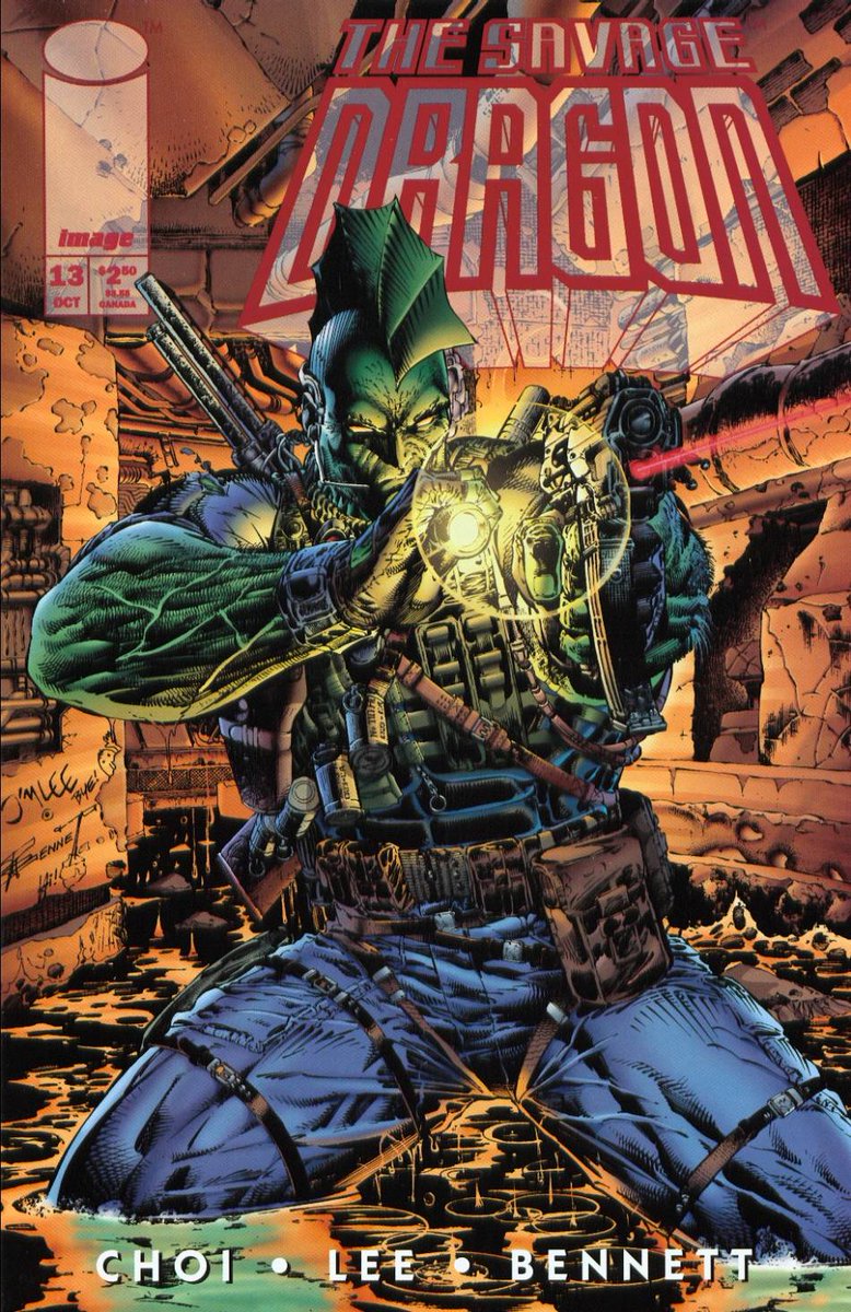 #JimLee takes on #ErikLarsen's #SavageDragon!