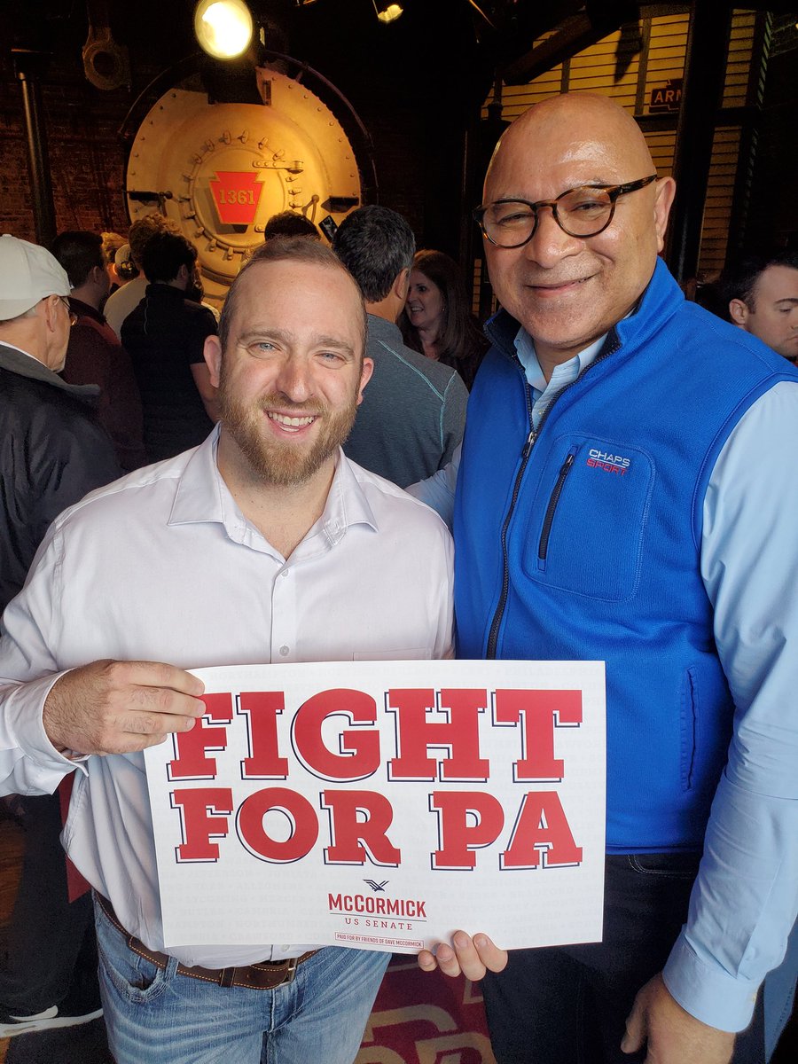 Tonight I had the opportunity to attend a McCormick rally at the Altoona Railroad Museum! It was great getting to personally meet our GOP state candidates! #PAForward #LeadRight @GarrityForPA @PAAuditorGen @DaveMcCormickPA