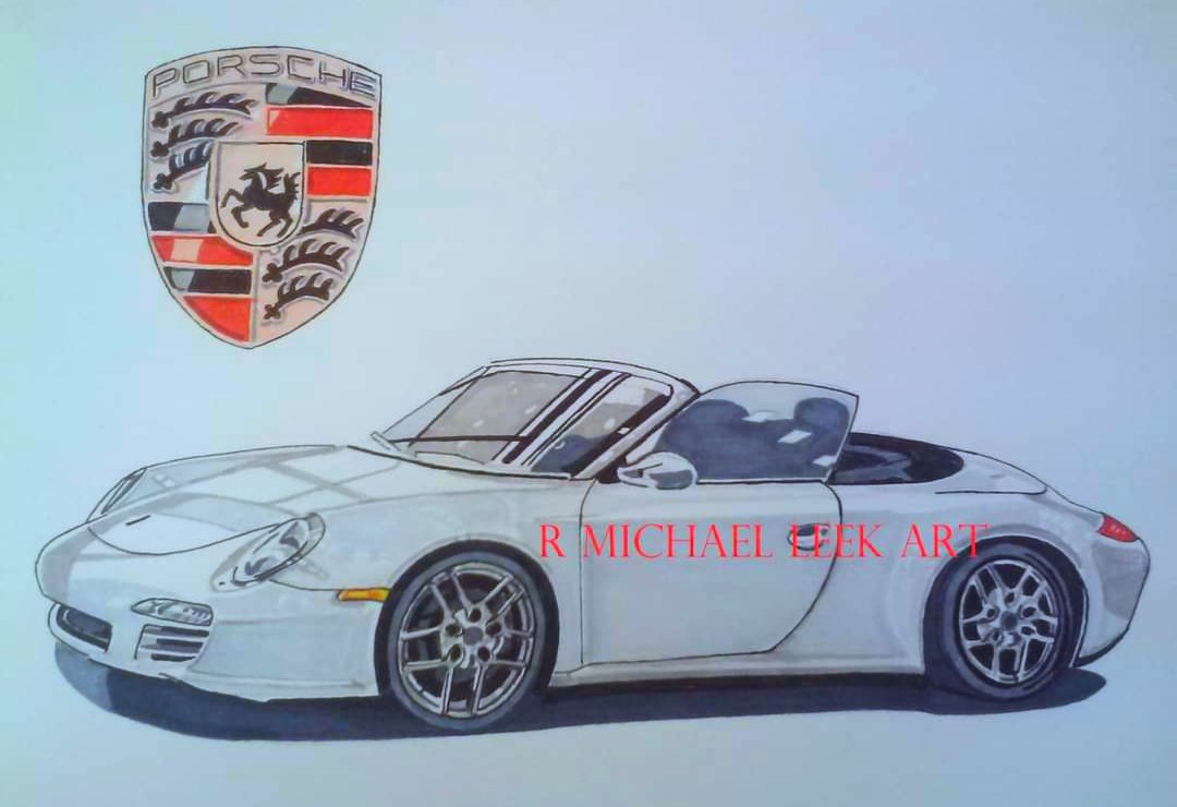 #WednesdayWant #Porsche911 #mnartists #drawingcars #Carrera4