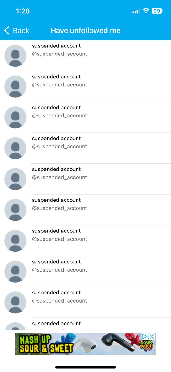 Looks like @elonmusk and @x is in the middle of another cleanse of BOT accounts today…