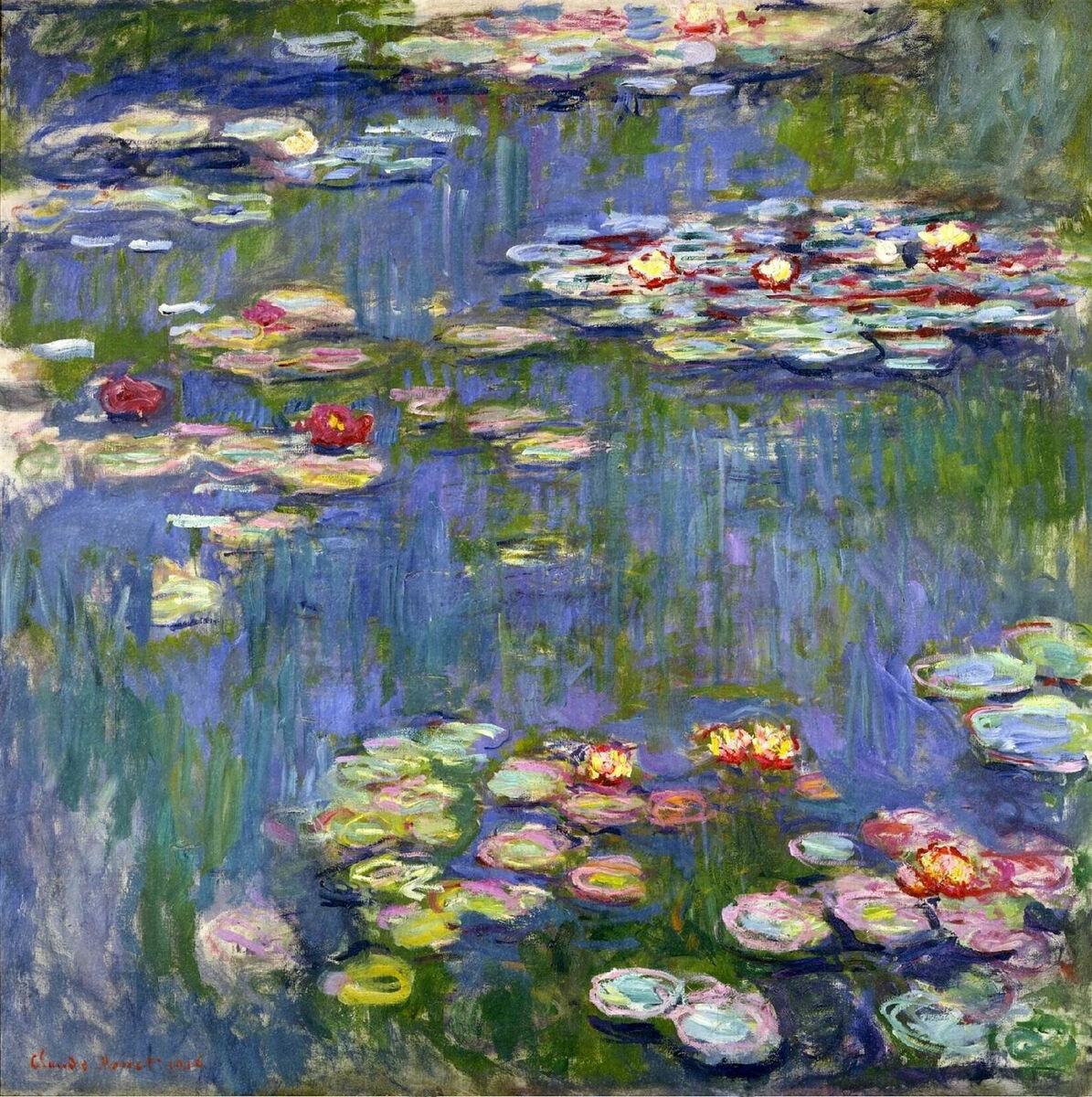 Water Lilies, 1916 Get more Monet 🍒 linktr.ee/monet_artbot