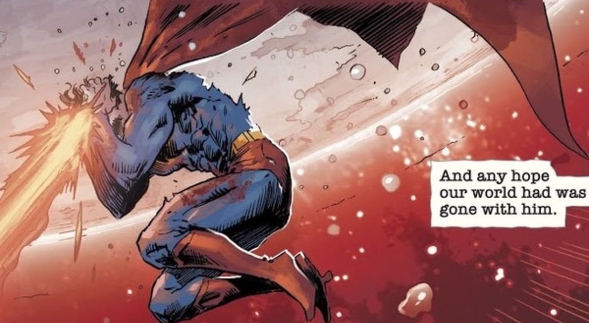 One of the moments from DCeased that sticks out to me “And any hope our world had was gone with him”