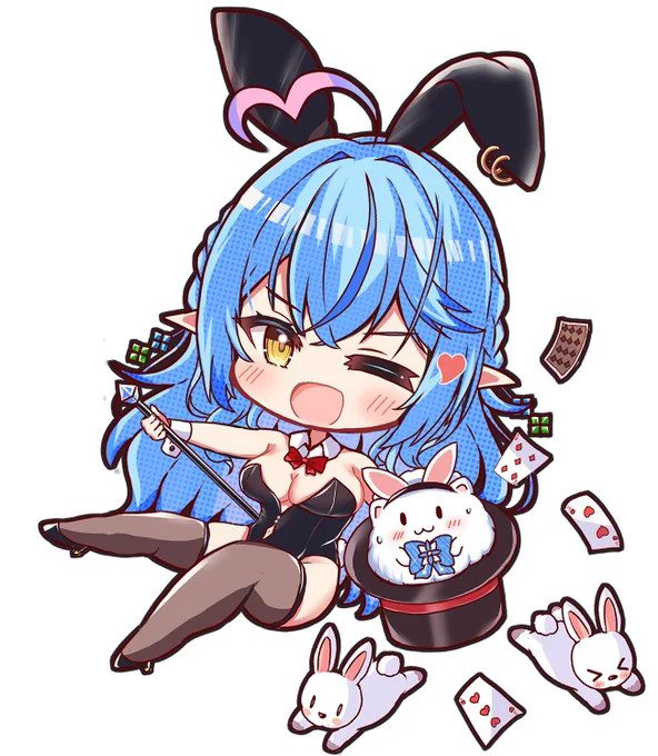 バニーラミィちゃんと聞いて、加筆修正したやつですがどうぞ#LamyArt 