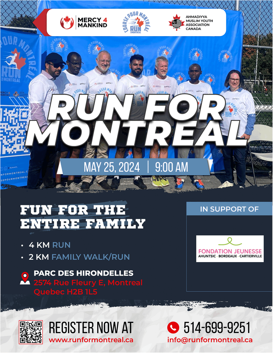 run4mtl's tweet photo. The 4th edition of Run for Montreal is here to support FONDATION JEUNESSE AHUNTSIC BORDEAUX-CARTIERVILLE. Register now at https://t.co/Q6Yj1zkM0l and join us at the starting line at 9am on May 25th at Parc des Hirondelles at 9:00AM to support our community.#RunForMontreal https://t.co/7yNfT6q8dZ